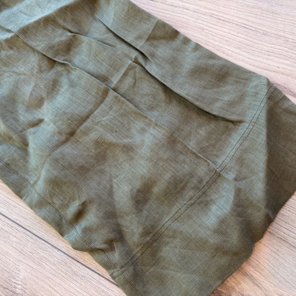 Zara Women's Olive Green Chinos - Picture 6 of 7